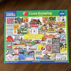White Mountain • I Love Camping • 1000 Jigsaw Puzzle